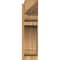 Ekena Millwork Olympic Rough Sawn Arts and Crafts Outlooker, Western Red Cedar, 8"W x 24"D x 28"H OUT08X24X28OLY03RWR - alternate 2